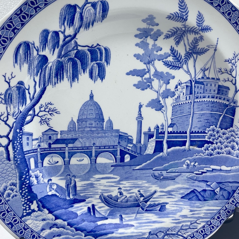 Spode Blue Room Collection  10.5"  Dinner Plate "Rome" Excellent Condition - Picture 3 of 5
